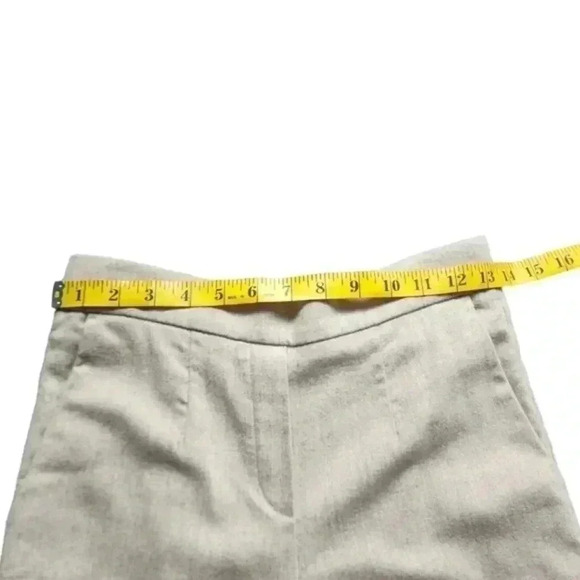 Aritzia Babaton Conan Pant Wool Cashmere Blend Mid-Rise Beige Tan Women's size 6 - Picture 11 of 13